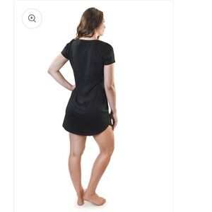 Simple, cute, soft black Tee Dress